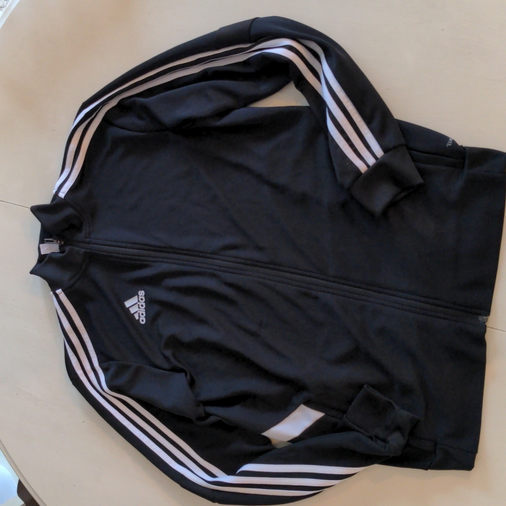 Adidas jacket w/ zipper - Picture 2 of 2